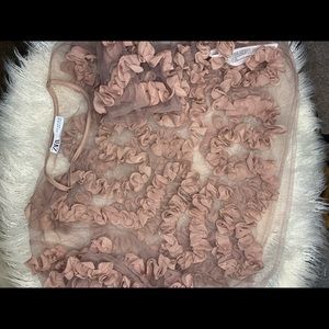 Cute, sheer ZARA top